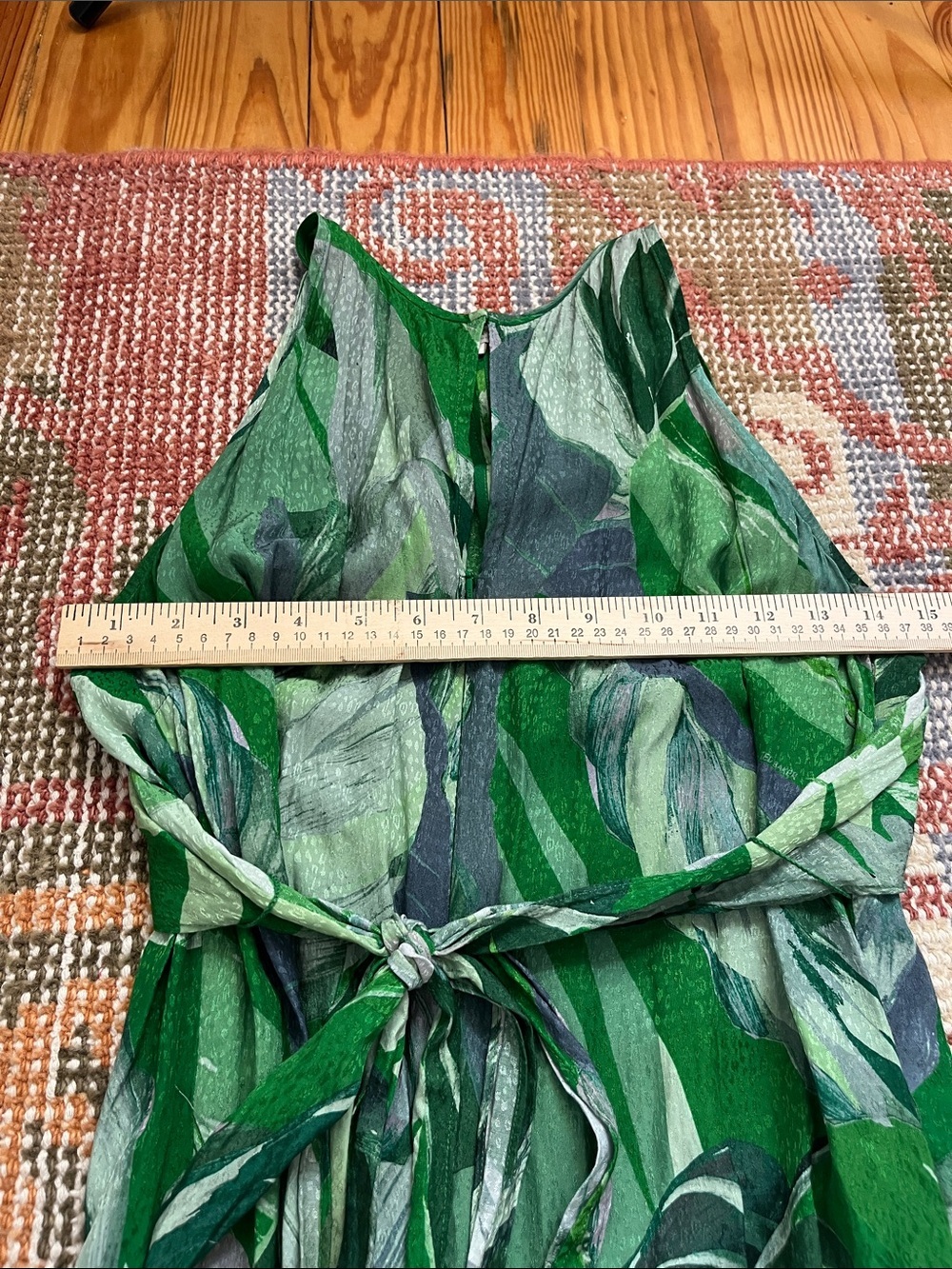 Ted Baker London Ismey Botanical Print Halter Neck Jumpsuit Size 2 EUC - Picture 13 of 15